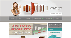 Desktop Screenshot of korco.cz